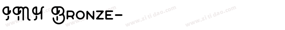 JMH Bronze字体转换